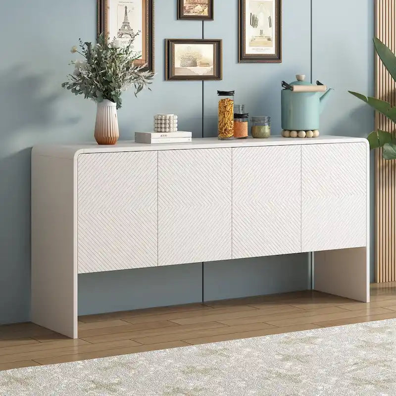 Grand espace de rangement de 60 L avec 4 portes et dispositif de rebond - N/A