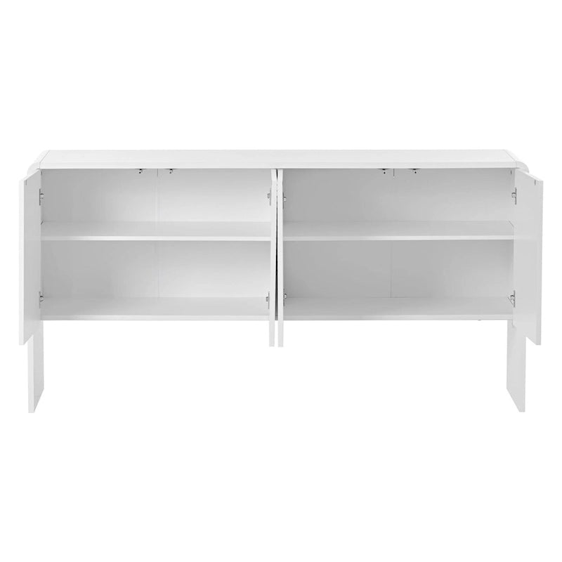 Grand espace de rangement de 60 L avec 4 portes et dispositif de rebond - N/A