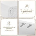 Grand espace de rangement de 60 L avec 4 portes et dispositif de rebond - N/A