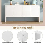 Grand espace de rangement de 60 L avec 4 portes et dispositif de rebond - N/A