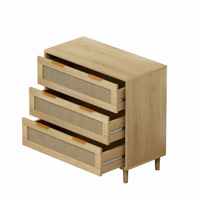 Commode Robyn 6 tiroirs Chêne - N/A