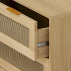 Commode Robyn 6 tiroirs Chêne - N/A