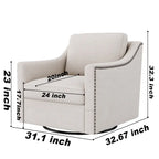 Fauteuil pivotant à 360 degrés