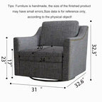 Fauteuil pivotant à 360 degrés