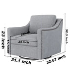 Fauteuil pivotant à 360 degrés