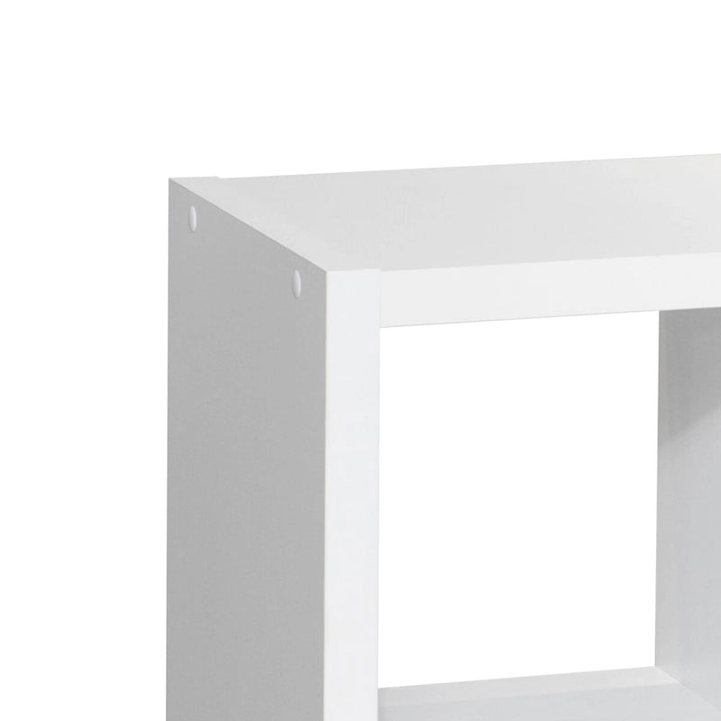Smart Cube Étagère de rangement 8 cubes avec étagères arrière ouvertes, bibliothèque 2 x 4 cubes pour la maison, le bureau (blanc)