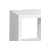 Smart Cube Étagère de rangement 8 cubes avec étagères arrière ouvertes, bibliothèque 2 x 4 cubes pour la maison, le bureau (blanc)