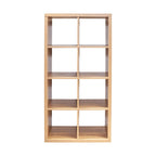 Smart Cube Étagère de rangement 8 cubes avec étagères arrière ouvertes, bibliothèque 2 x 4 cubes pour la maison, le bureau (blanc)