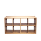 Smart Cube Étagère de rangement 8 cubes avec étagères arrière ouvertes, bibliothèque 2 x 4 cubes pour la maison, le bureau (blanc)