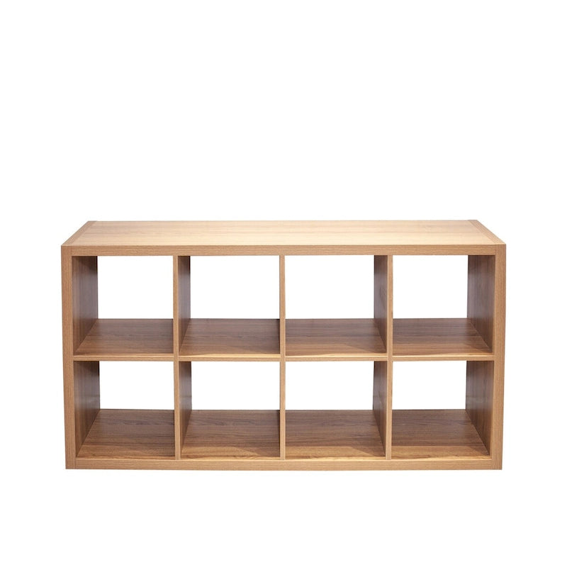 Smart Cube Étagère de rangement 8 cubes avec étagères arrière ouvertes, bibliothèque 2 x 4 cubes pour la maison, le bureau (blanc)