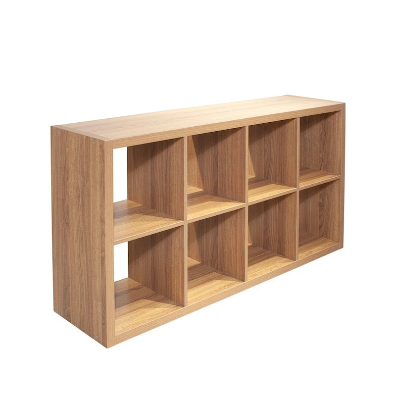 Smart Cube Étagère de rangement 8 cubes avec étagères arrière ouvertes, bibliothèque 2 x 4 cubes pour la maison, le bureau (blanc)