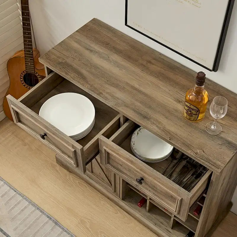 Buffet de rangement avec 2 tiroirs