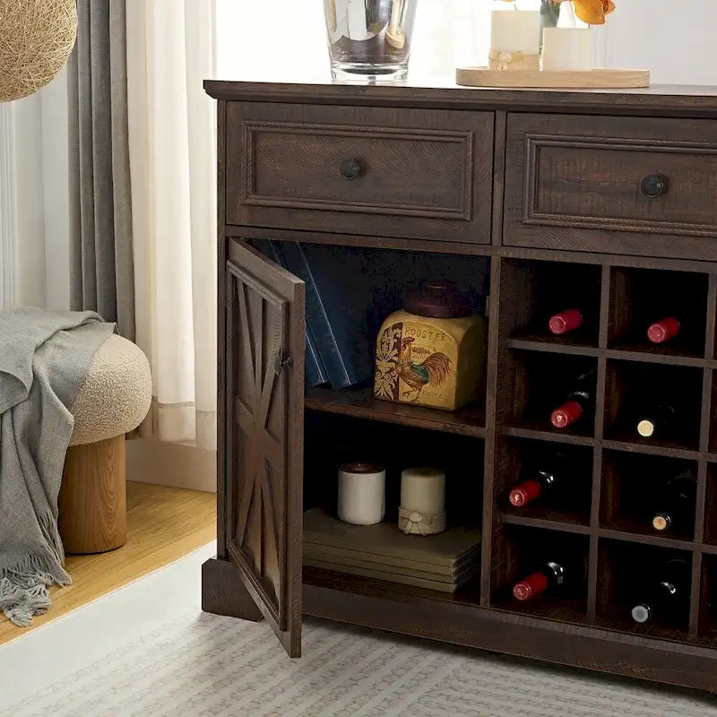 Buffet de rangement avec 2 tiroirs