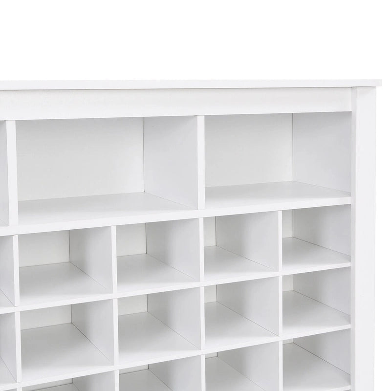 Console élégante avec 24 casiers à chaussures