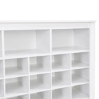 Console élégante avec 24 casiers à chaussures