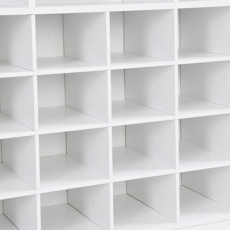 Console élégante avec 24 casiers à chaussures