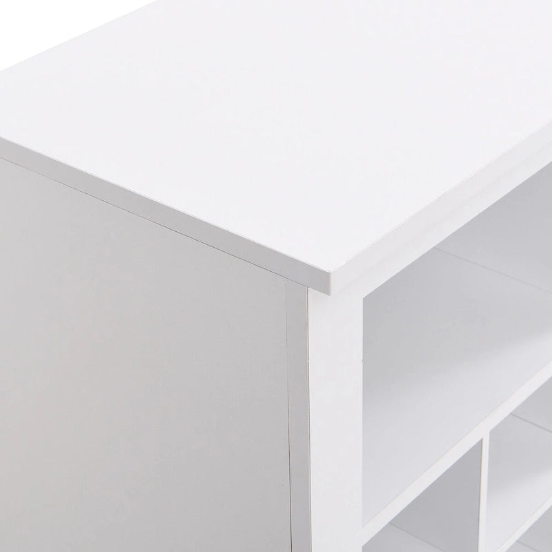 Console élégante avec 24 casiers à chaussures