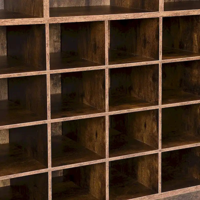 Console élégante avec 24 casiers à chaussures