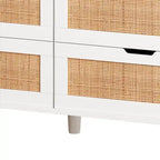 Meuble de rangement 6 tiroirs en rotin 43,31 L