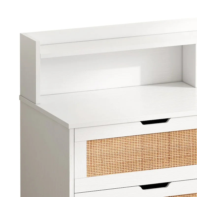 Meuble de rangement 6 tiroirs en rotin 43,31 L