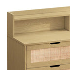 Meuble de rangement 6 tiroirs en rotin 43,31 L