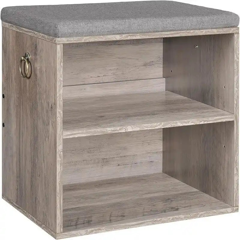 Petit banc à chaussures avec coussin - 11,8P x 15,7L x 16,5H