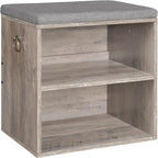 Petit banc à chaussures avec coussin - 11,8P x 15,7L x 16,5H