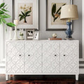 Meuble d'appoint 4 portes, en bois, buffet, desserte, meuble de rangement pour salon, entrée
