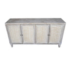 Meuble d'appoint 4 portes, en bois, buffet, desserte, meuble de rangement pour salon, entrée