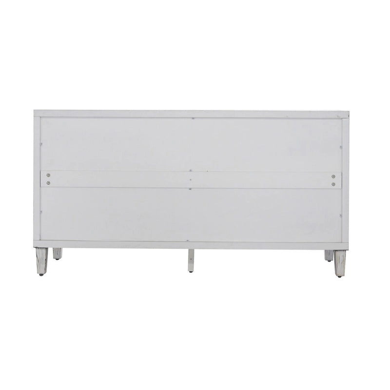 Meuble d'appoint 4 portes, en bois, buffet, desserte, meuble de rangement pour salon, entrée