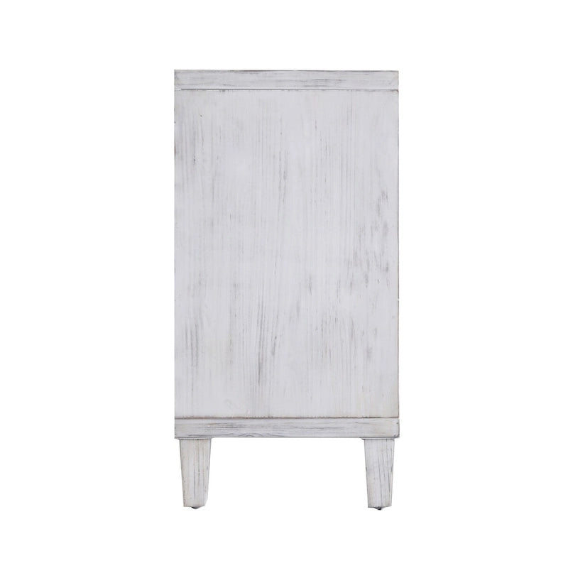 Meuble d'appoint 4 portes, en bois, buffet, desserte, meuble de rangement pour salon, entrée
