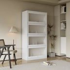 Contemporary Glass Doors Office Storage Cabinet