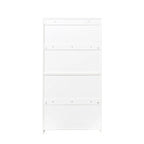 Armoire de rangement de bureau avec portes vitrées contemporaines