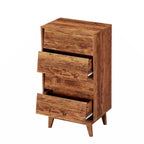 Commode double à 4 tiroirs avec un style vintage et un design biseauté