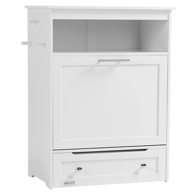 Meuble de rangement pour gamelles d'animaux, conteneur de nourriture pour chiens avec gamelles surélevées et support pour fournitures d'alimentation et d'abreuvement