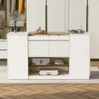 Coiffeuse-îlot multifonctionnelle de luxe moderne