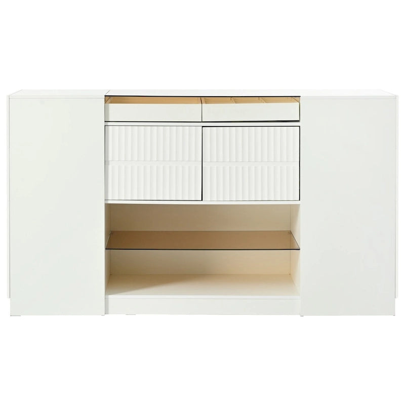Coiffeuse-îlot multifonctionnelle de luxe moderne