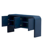 Armoire de rangement rayée à 4 portes