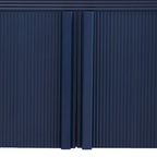 Armoire de rangement rayée à 4 portes