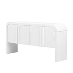 Armoire de rangement rayée à 4 portes