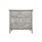Meuble à 3 tiroirs, Mobilier américain, Adapté pour chambre à coucher, salon, bureau