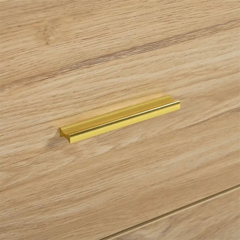 Commode Moderne Naturelle à 6 Tiroirs