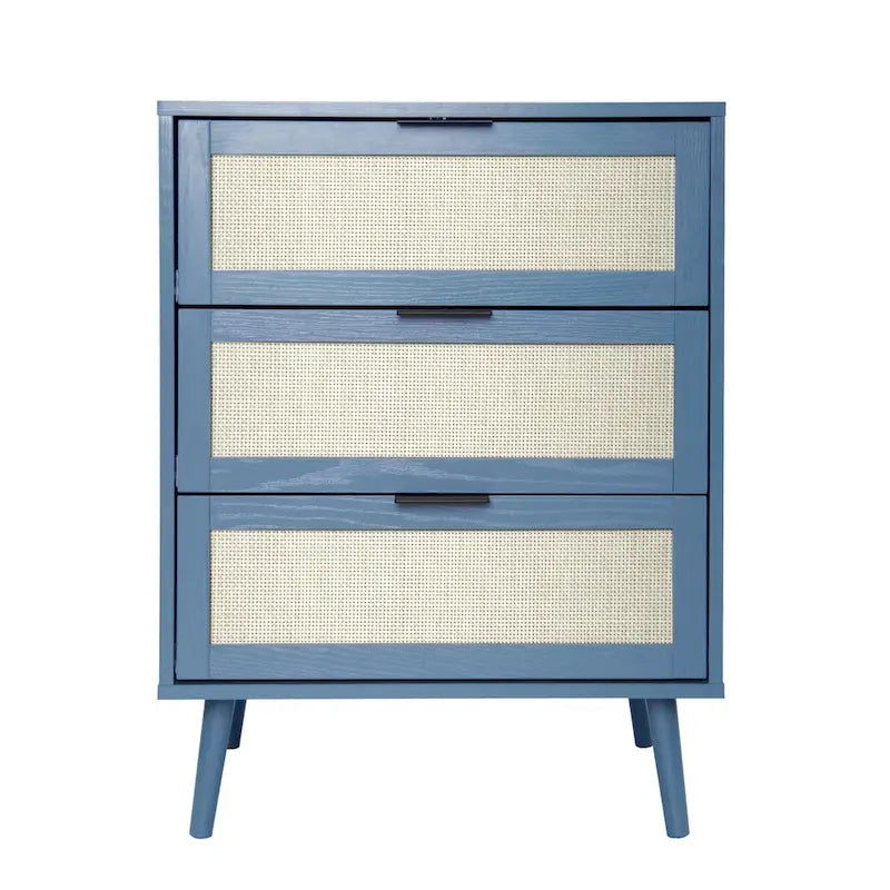 GEITIN Commode de Rangement à 3 Tiroirs avec Pieds en Bois