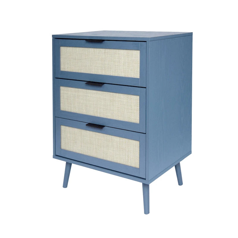 GEITIN Commode de Rangement à 3 Tiroirs avec Pieds en Bois