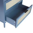 GEITIN Commode de Rangement à 3 Tiroirs avec Pieds en Bois