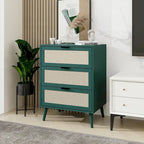 GEITIN Commode de Rangement à 3 Tiroirs avec Pieds en Bois