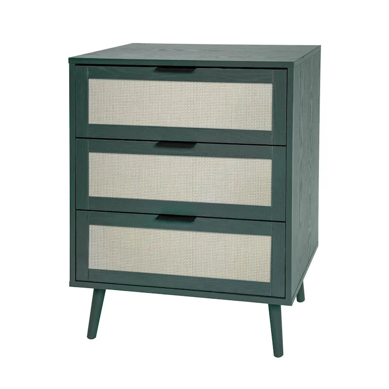 GEITIN Commode de Rangement à 3 Tiroirs avec Pieds en Bois