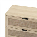 GEITIN Commode de Rangement à 3 Tiroirs avec Pieds en Bois