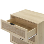 GEITIN Commode de Rangement à 3 Tiroirs avec Pieds en Bois
