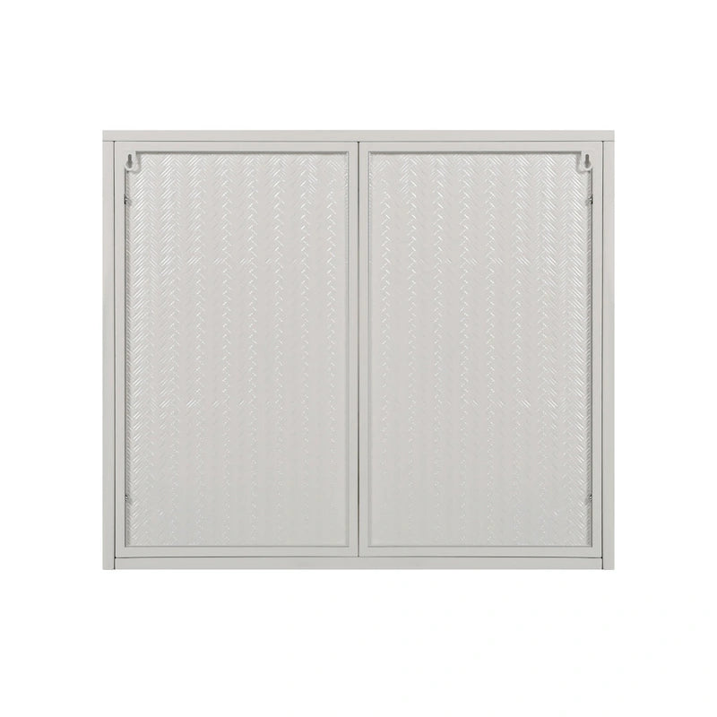 27.56Armoire murale moderne à deux portes vitrées